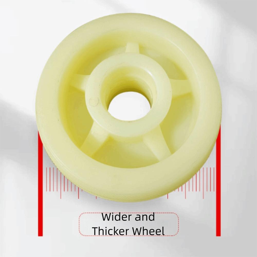 Soft Rubber Heavy Duty Casters High Load Bearing Furniture Wheel White Nylon Universal Wheel  Chair