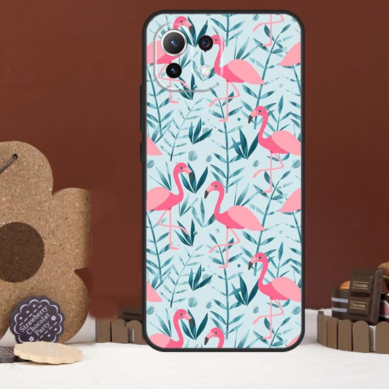 Pink Red Flamingo Case For Xiaomi 15 Ultra 14 15T 13T 14T 17 Pro Max POCO F8 Ultra X7 X5 X6 F5 F6 F7 Pro Cover