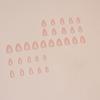 Nail Art Light Color Wearing Nails Solid Color Nail Art Nail Patch Wearing Nail Fairy Qi Finished Ice Clear Nail Patch 30 Pieces