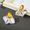 Women’s High-Class Geometric Pleated Liquid Earrings