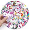 101 Unicorn Doodle Personalized Cartoon Children's Guka Hand Account Waterproof DIY Skateboard Suitcase Stickers