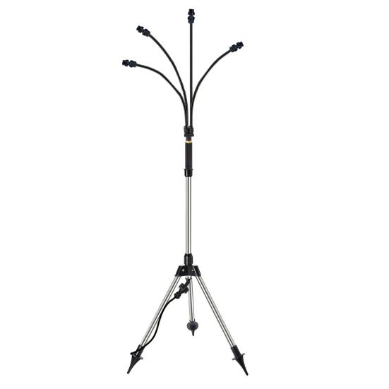 

Постоянный штатив Misters, простая установка, регулируемая подставка, шланговый распылитель, подвижная стоячая система охлаждения для запотевания воды на открытом воздухе US Plug