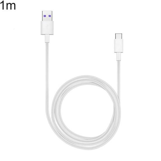 

5A Fast Charging Type-C Data Cable Mobile Phone Cord for Huawei Mate10 P20 1M