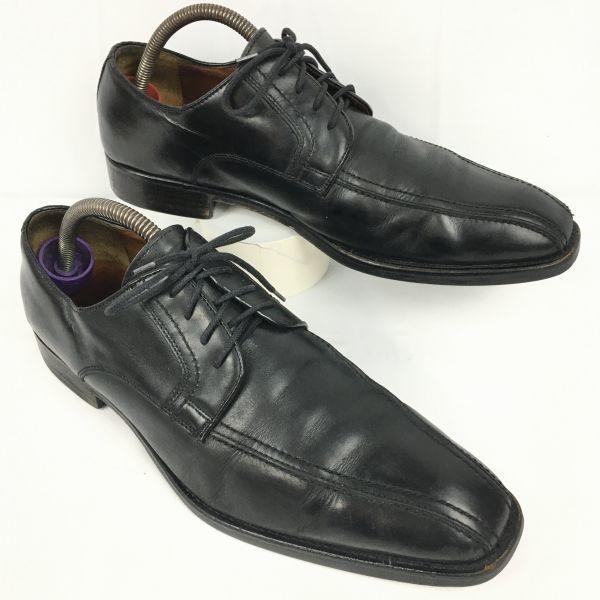 

80s-90s Vintage G.C. Morelh Handmade Swirl Moc Business Shoes Black size 43 27.5 Men s