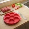 Silicone Burger Patty Press Mold for DIY Baking and Cooking Hamburger Stuffed Meat Tool Nonstick Food Grade Material Easy Release