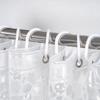 Translucent Waterproof & Mildew-Proof PEVA Shower Partition Curtain