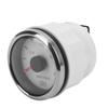 52mm Water Level Gauge 0‑190 Ohm  7 Colors Backlight Pointer IP67 Waterproof Liquid Tank Meter for Car Boats 9‑32VWhite