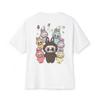 Cute Labubu Unisex Tee Women Funny Cartoon T Shirt Y2K 90S Harajuku Graphic Ulzzang T-Shirt 90S Print Tshirt Aesthetic Top Tee Unisex