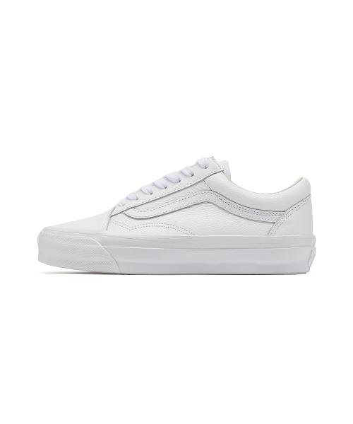[Vans] Премиальные Old Skool LX - (Натуральная кожа) Белый VN000CQDWWW1 215
