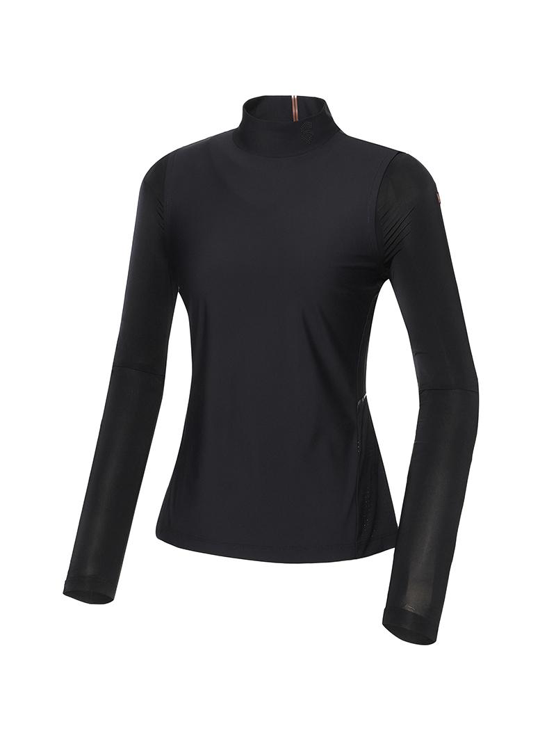 Wide Angle Wl W.Ice Pro Bolero Sleeveless T-Shirt L_Black Black/02(85)