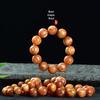 Imperial Blood Dragon Wood Bracelet: 108 Translucent Fragrant Pine Beads for Men and Women