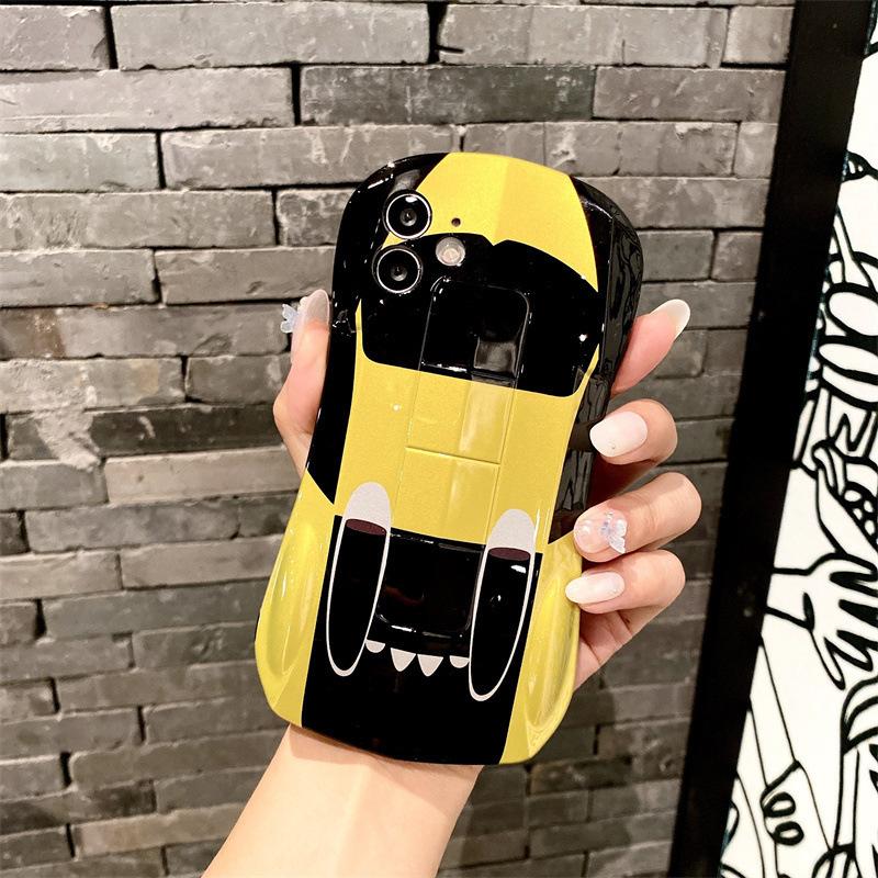 Cool and fashionable for iphone17Promax mobile phone case, supercar, Apple 16 anti-drop soft case 15 personality