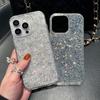 Large Glitter Flakes Phone Case for iPhone 15/14/11 and Apple 17 Pro Max
