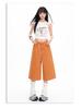 American Orange Cropped High-Waisted Wide-Leg Jeans for Women - Spring/Summer 2026 Collection