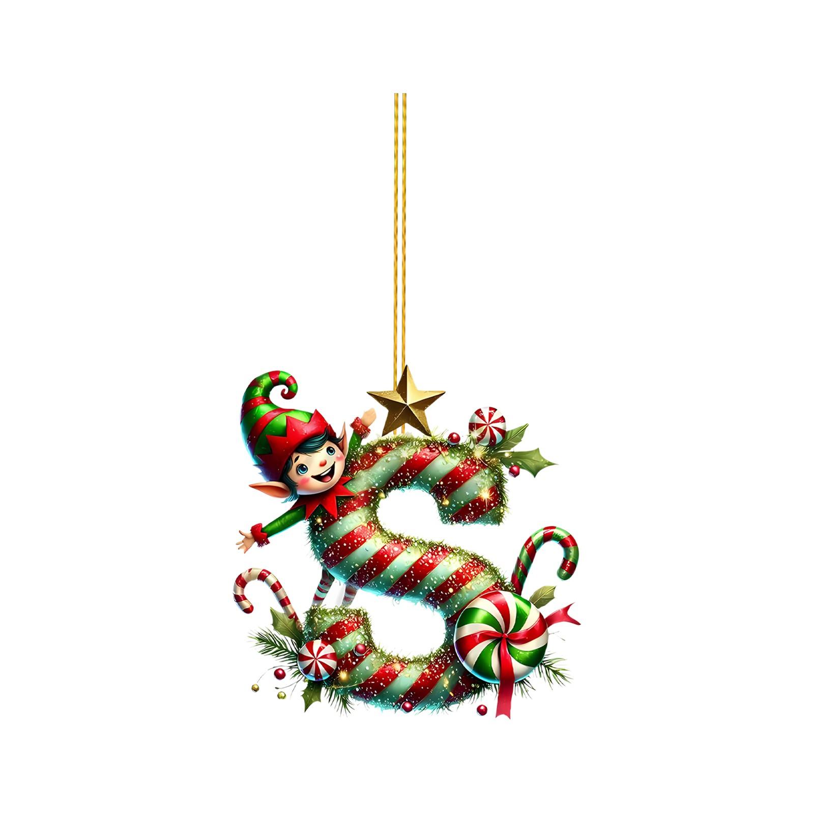 

26 букв,Рождество,Украшения,Акрил,1 One Size