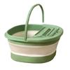 Collapsible Foot Bath Tub TEP Leakproof Durable Foot Soaking Basin for Home Spa Travel Post Work Relaxation