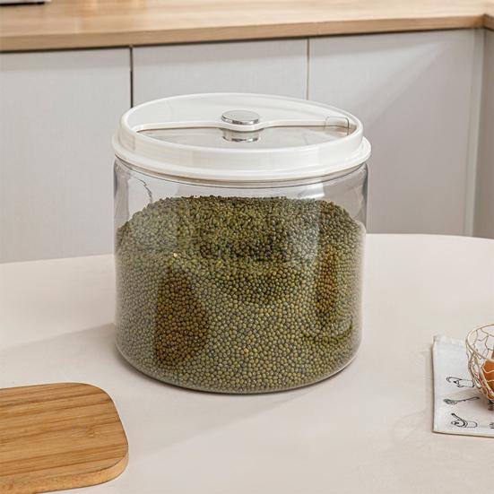 Rice Bucket Transparent Visual Panel Large Capacity Sealing Moisture-Proof Food-Grade Plastic Storage Container