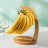 Banana Holder Tree Stand Hanger Rack Fruit Display Hook Wooden Banana Tree Hanger Sturdy Display with Hook for Fruit Storage