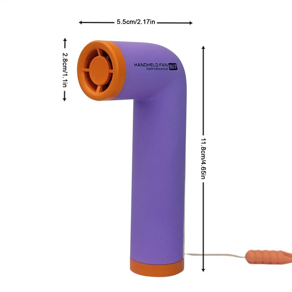 Portable Fan For Travel 4-Speed Small Fan Rechargeable Wind Blower For Outdoor Beach Sports Camping Indoor Home Car Desk Gym