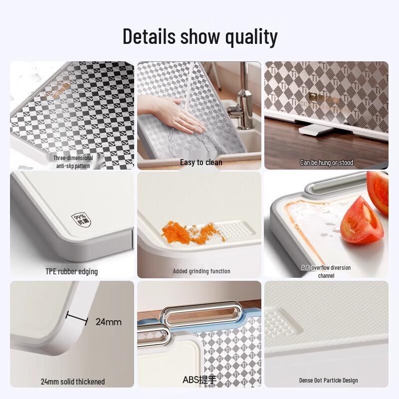 KOBACH Čistě titanová antibakteriální krájecí deska