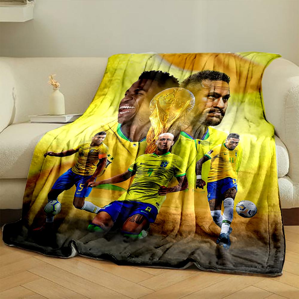 Football Sports Designed Flannel blanket for bedroom, living room, sofa, and nap