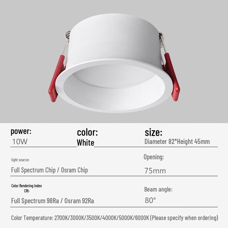 

Nufeng LED Recessed Downlight