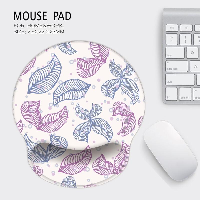 Fumaide Minimalist Office Mouse Pad with Silicone Wrist Rest