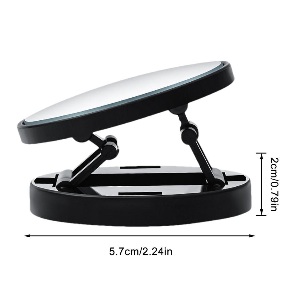 

Зеркало слепой зоны 360 градусов регулируемое клейкое зеркало заднего вида широкоугольное зеркало заднего вида автомобильные аксессуары для автомобилей грузовиков автодомов чёрный