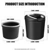Portable LED Light Car Ashtray Detachable Cigarette Ash Cup For Jeep Grand Cherokee Wrangler JK Gladiator Compass Renegade Recon AMR1