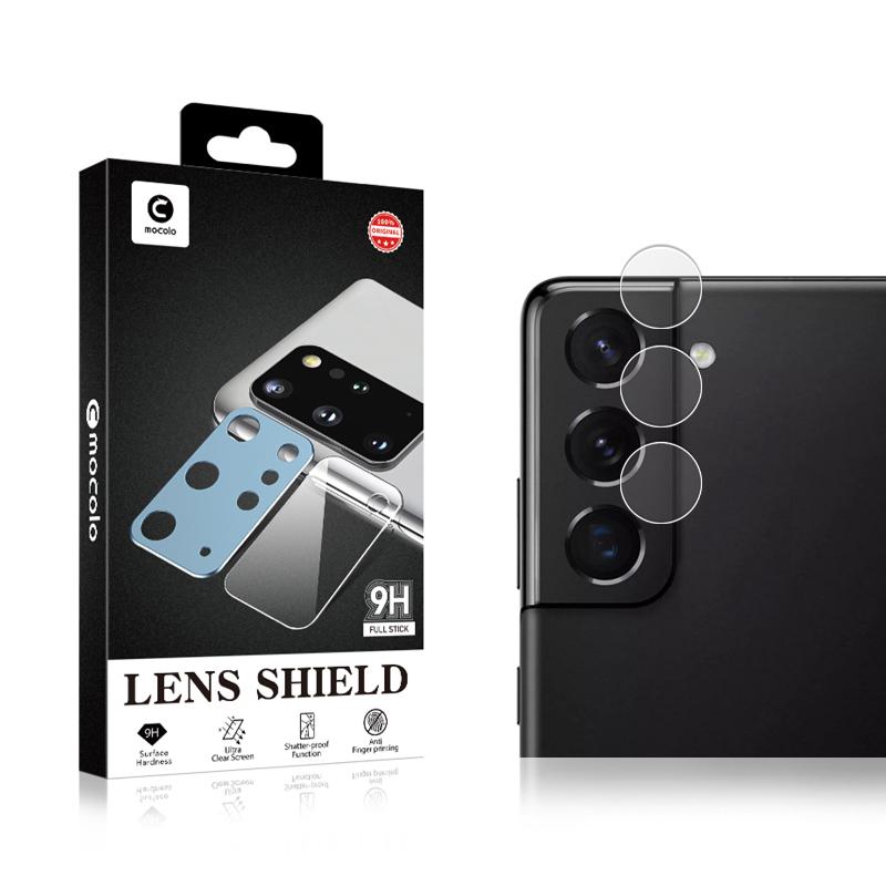 

MOCOLO Anti-oil Waterproof 9H Tempered Glass Back Camera Lens Protector for Samsung Galaxy S22 5G Transparent
