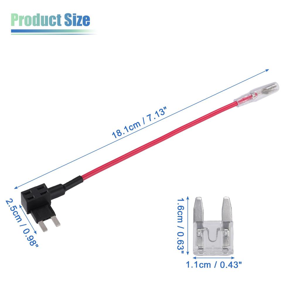 X AUTOHAUX 5 Sets Universal Car Fuse Tap and Circuit
