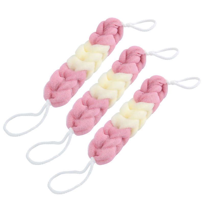 Durable Thickened Bath Ball & Back Scrubber Towel Set for Adults