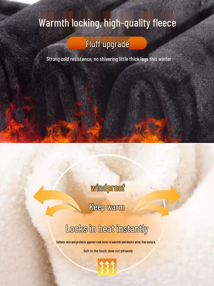 Women's Fleece-Lined High-Waisted Slimming Leggings - Autumn/Winter 2025, Warm Tapered Pencil Pants, Body-Hugging Style