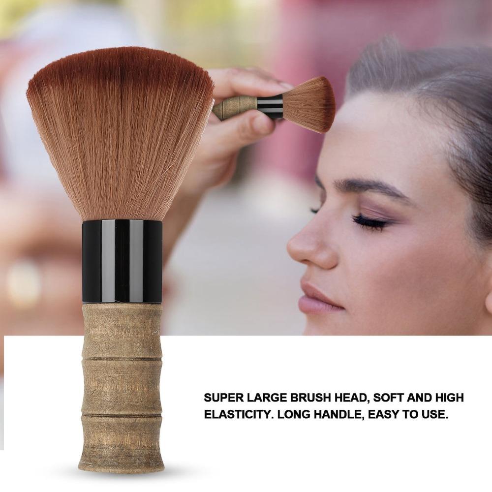 Professional Barber Face Duster Soft Nylon Fiber Hair Cutting Brush Neck Duster Brush  Salon Use