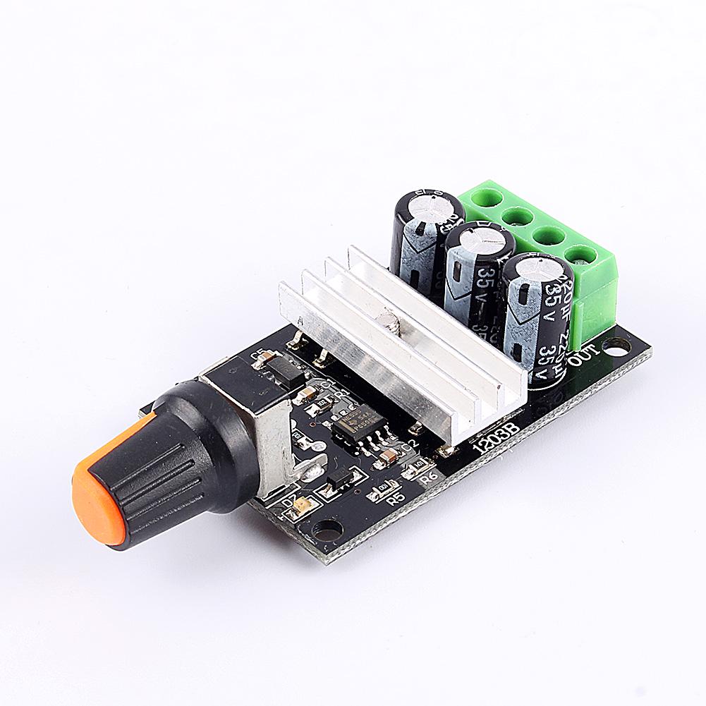 DC6 28V 3A Variable Motor Speed PWM Adjustable Regulator Controller Switch+Knob