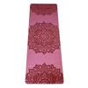 Yoga Design Lab Yoga 5mm Infinity Mat with Exercise Mat Mat, Thick, Straps, Anti-Slip, Grip, Pilates, Training, Fitness, (Mandala Rose, 5mm)