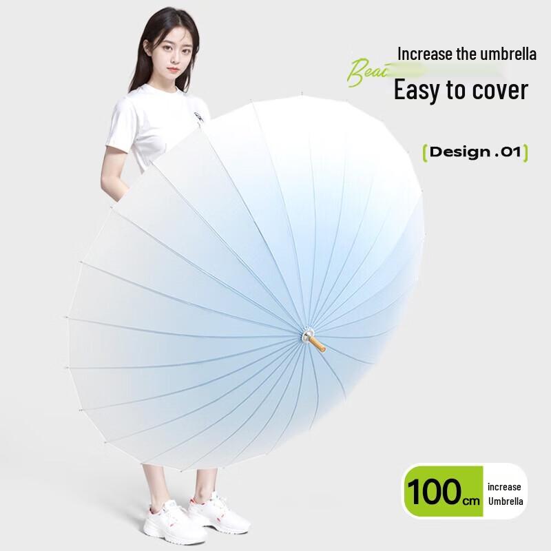 MAYDU Gradient Long Handle Umbrella