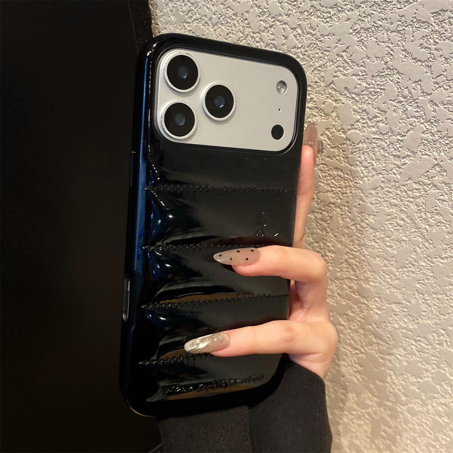 

Solid Leather Phone Case for Apple 17 Pro Max/16 PM/15 Pro - Zhang Junhao Style 14