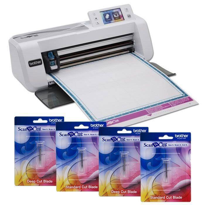 Machine de découpe ScanNCut CM300 + 2 lames standard + 2 lames profondes