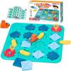 118 Levels Logical Road Builder STEM Toy, Educational Brain Teaser Puzzle Game,Preschool Learning Montessori Board Game,