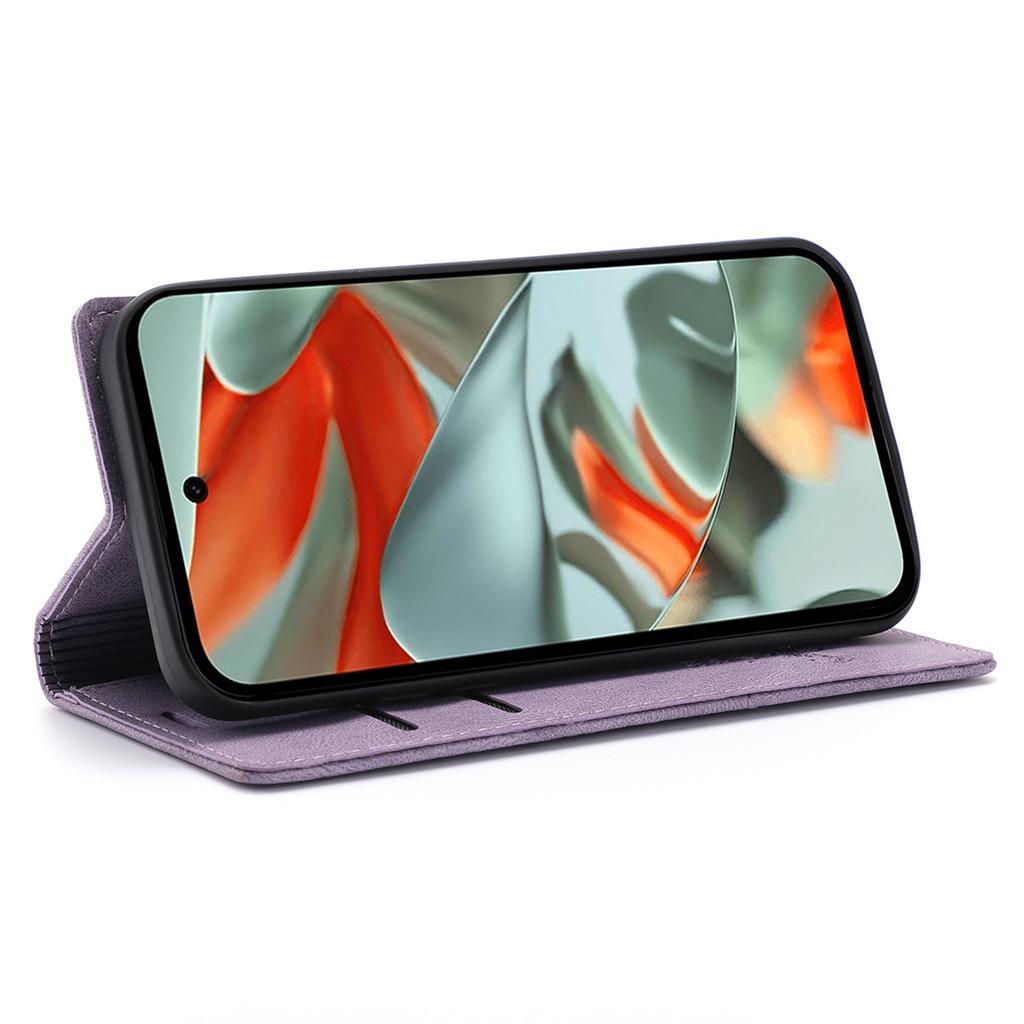 For Google Pixel 9 Pro/Pixel 9 Wallet Case Magnetic Closing Leather Phone Cover