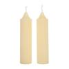 European Style Colorful Striped Cylindrical Candles for Weddings and Home Decor