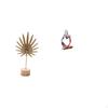 Sculpture Metal Thinker Resin Statue Figurine Ornament Abstract Nordic Creative Collectible for