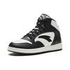 Anta Textile, Synthetic Leather Cushioning, Wear Resistant High top Skateboard Shoes Women's Black White 922348087-4