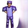 Minecraft Diamond Armor Cosplay Costume With Polyester Material For Game Anime Role Play