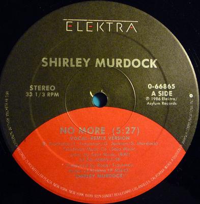 12inch Record SHIRLEY MURDOCK - No More 066865 Elektra 1986 US Soul/Funk Used