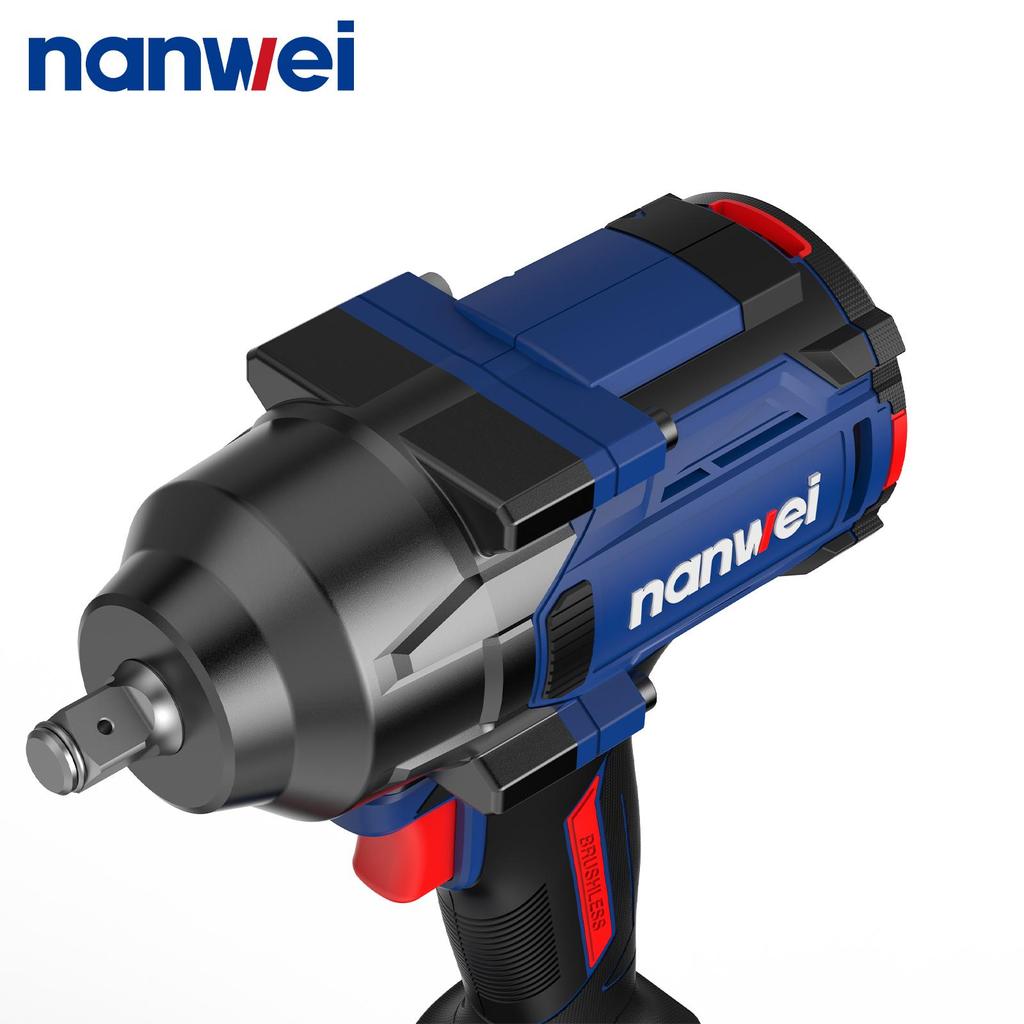 NANWEI 800N Electric Impact Wrench, Size 1/2, Adjustable Torque 500N/600N/800N