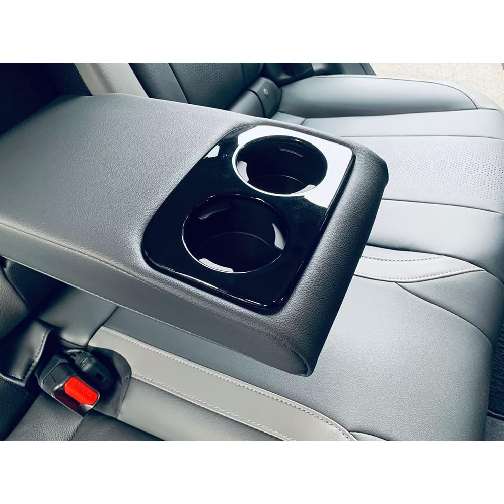 RUIQ Subaru New Crosstrek Impreza GU Series Dedicated Interior Rear Seat Drink Holder Cover Garnish Subaru Crosstrek Impreza Dedicated Design Piano