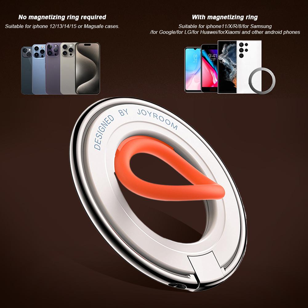 Silicone Ring Magnetic Phone Grip Stand Magnetic Phone Ring Holder Finger Ring Holder Stand Grip for Magsafe Car Phone Holder