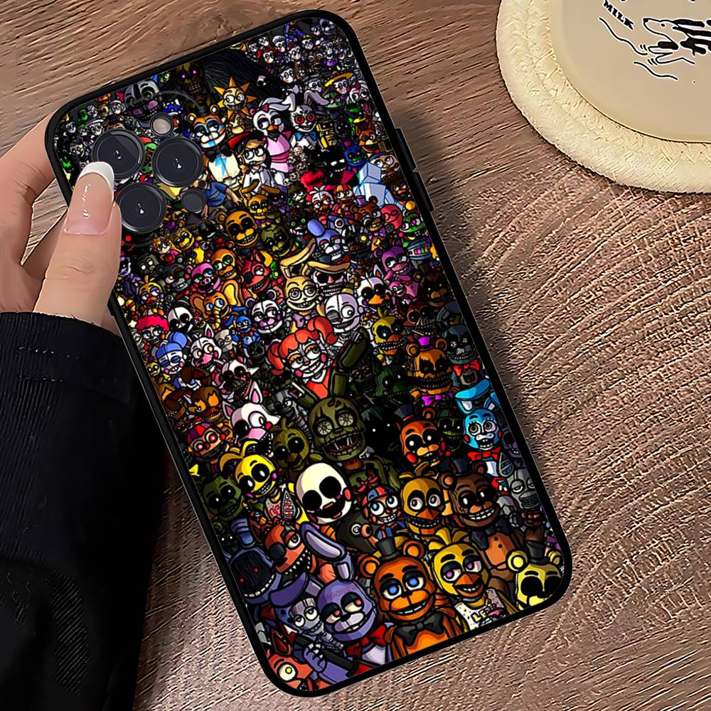 Five-Nights-At-Freddys Phone Case For IPhone 14 Plus 13 Mini 11 16 15 17 Pro Max Protection Shockproof